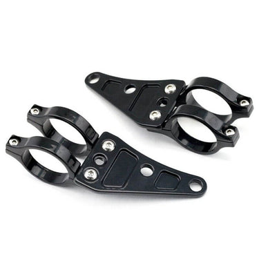 Support de phare moto scrambler noir
